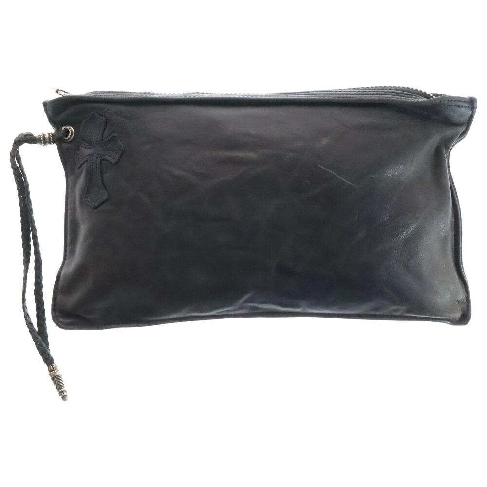 楽天市場】CHROME HEARTS(クロムハーツ) CRASH レザークラッチ