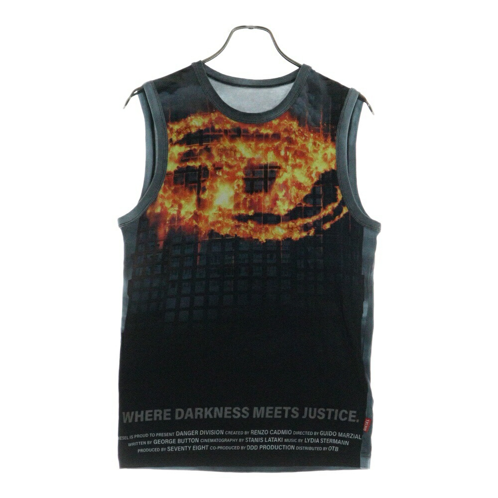 DIESEL T-Biscoup ノースリーブタンクトップ DIESEL T-Biscoup ノースリーブタンクトップ DIESEL T-Biscoup