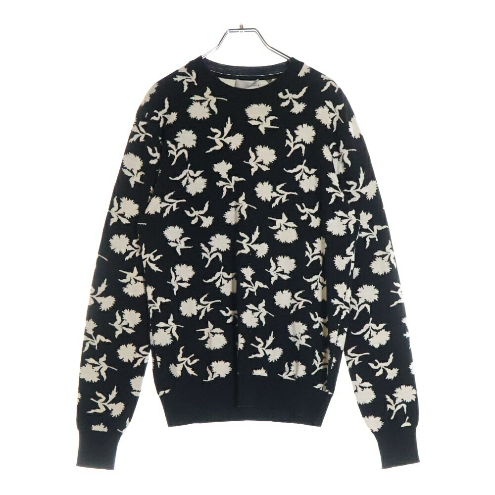 Christian Dior グレー ロゴニットセーター Christian Dior(クリスチャンディオール) ロゴ ニット トップス
