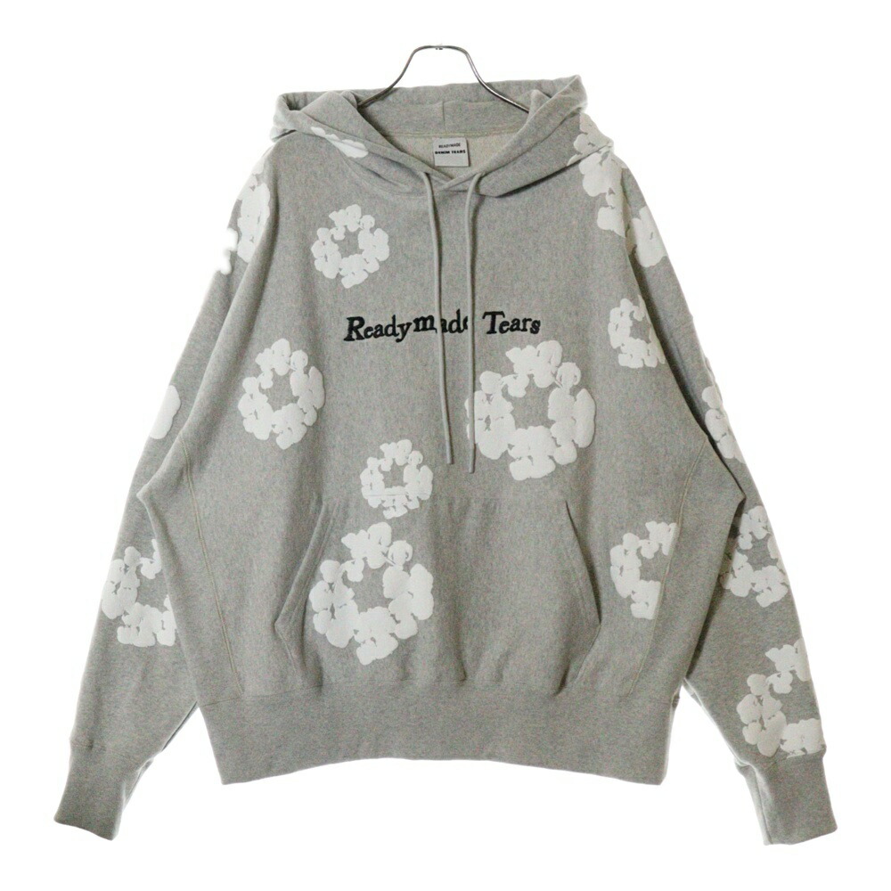 【希少】23SS READYMADE DENIMTEARS コットンリースデニム デニムティアーズ コットンリース スウェット ネイビー メンズ