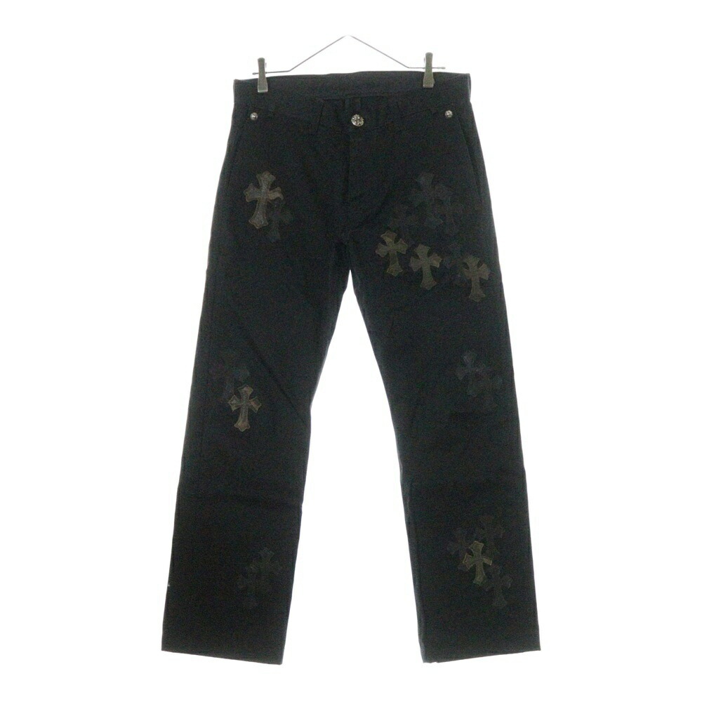 クロムハーツ クロスボール ボタンフライ チノパンツ ワークパンツ CHROME HEARTS クロムハーツ CHINOS チノパンツ ワークパンツ クロス