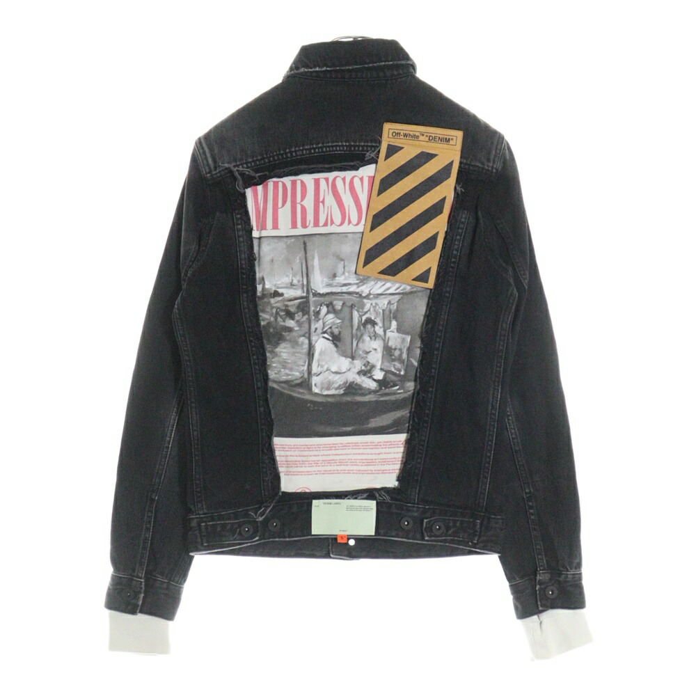 楽天市場】オフホワイト OFF-WHITE メンズ アウター ジャケット デニム