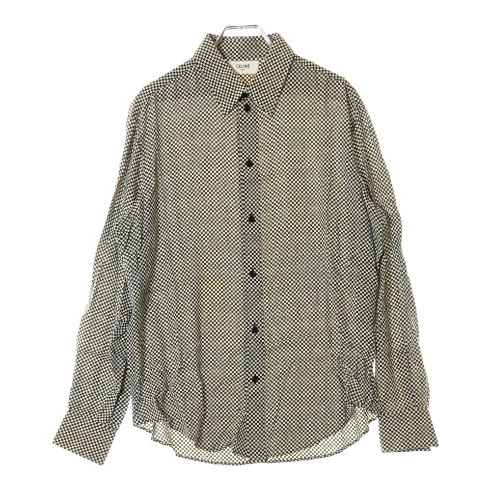 【SIZE:38】70s CELINE セリーヌ コットンシャツ SIZE:38】70s CELINE セリーヌ コットンシャツ