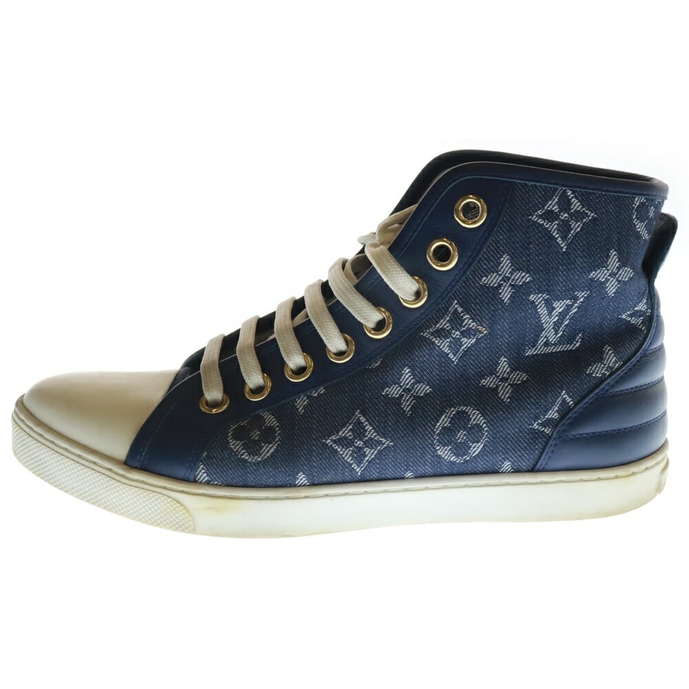Louis Vuitton デニム ハイカットスニーカー 楽天市場】LOUIS VUITTON(ルイヴィトン) サイズ:9 1/2