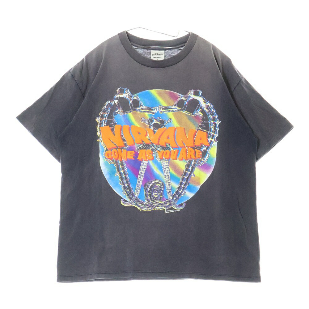 90s ビンテージ NIRVANA ニルヴァーナ フォト　Tシャツ　XL GF248B Tシャツ 90s ビンテージ NIRVANA ニルヴァーナ フォト