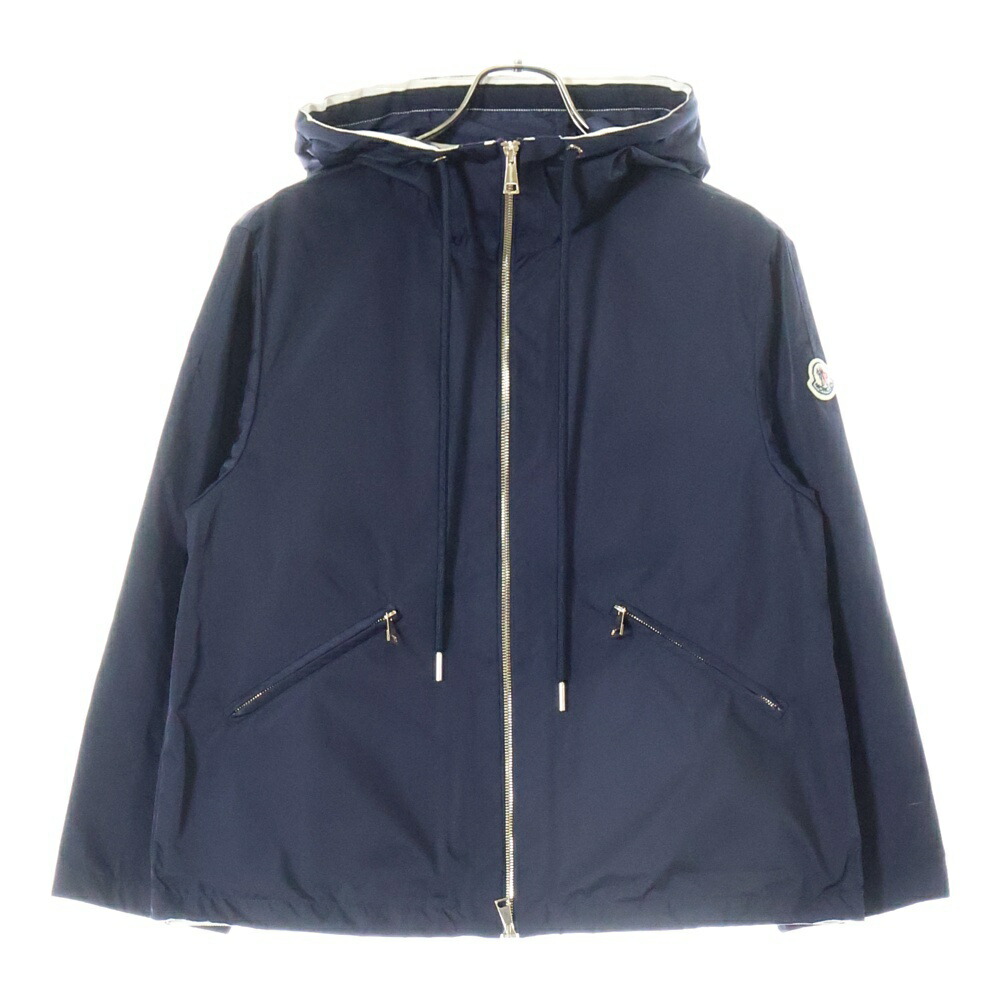 MONCLER ナイロンジャケット　サイズ2 MONCLER (モンクレール) フードロゴ フルジップ ジャケット