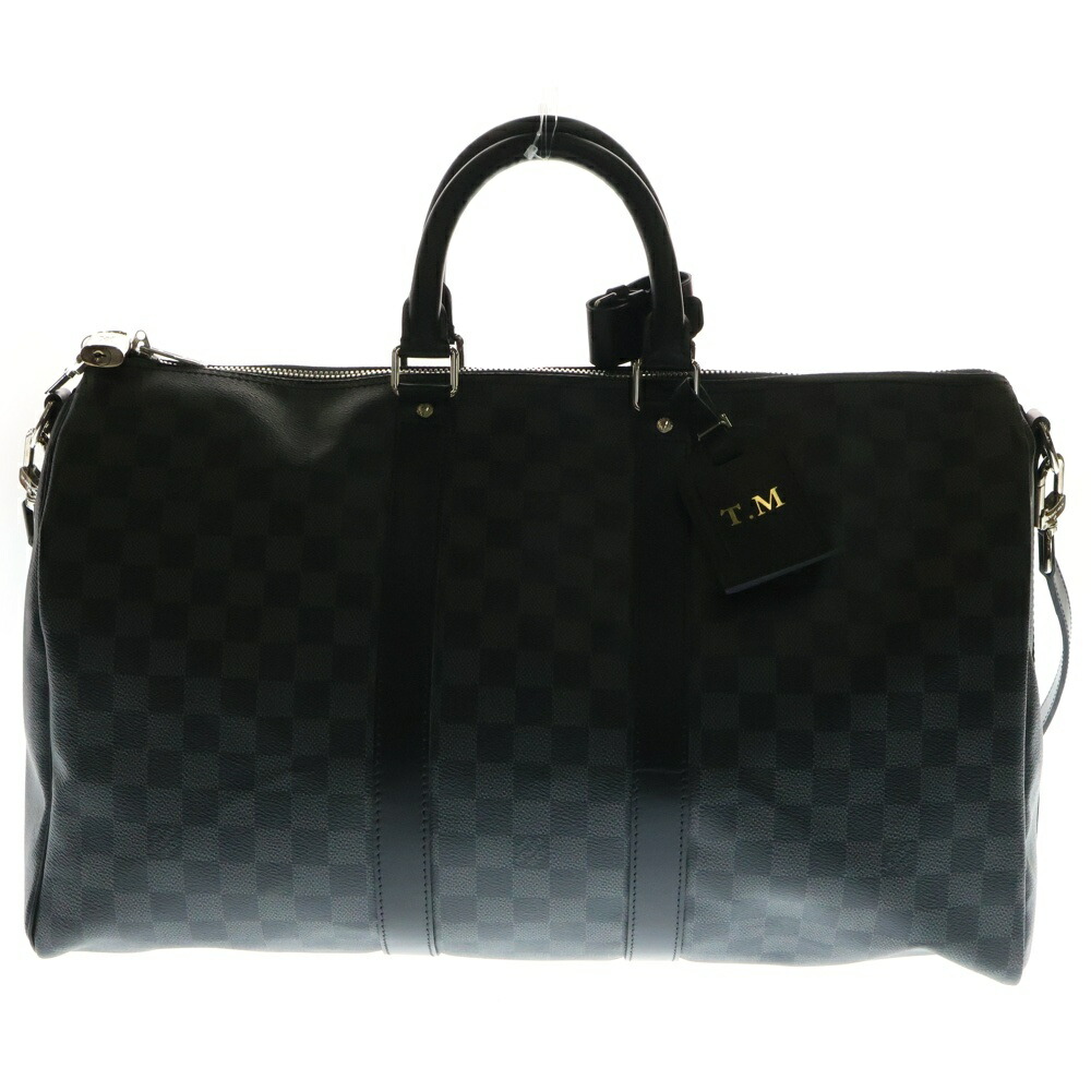 ルイヴィトン × 村上隆　マルチカラー　キーポル45 ブラック　ボストンバッグ LOUIS VUITTON ルイヴィトン × 村上隆 モノグラムマルチカラー