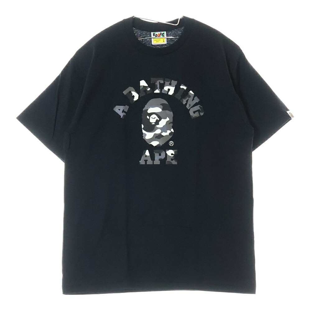 A BATHING APE アベイシングエイプ COLLEGE TEE クルーネック半袖T  