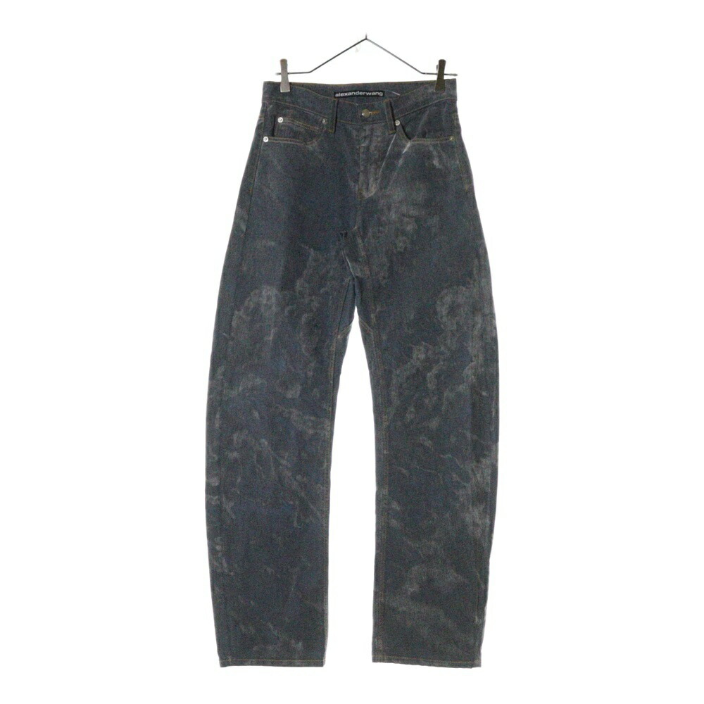 人気✨️ alexander wang ダブルフロント デニム パンツ ロゴ alexander wang - ラスト1点 / DOUBLE FRONT CARPENTER JEAN