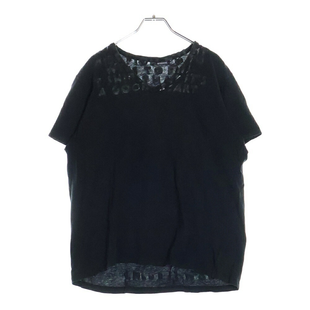 maison margiela ロゴTシャツ Maison Margiela ロゴ Tシャツ | ブラック | FARFETCH JP
