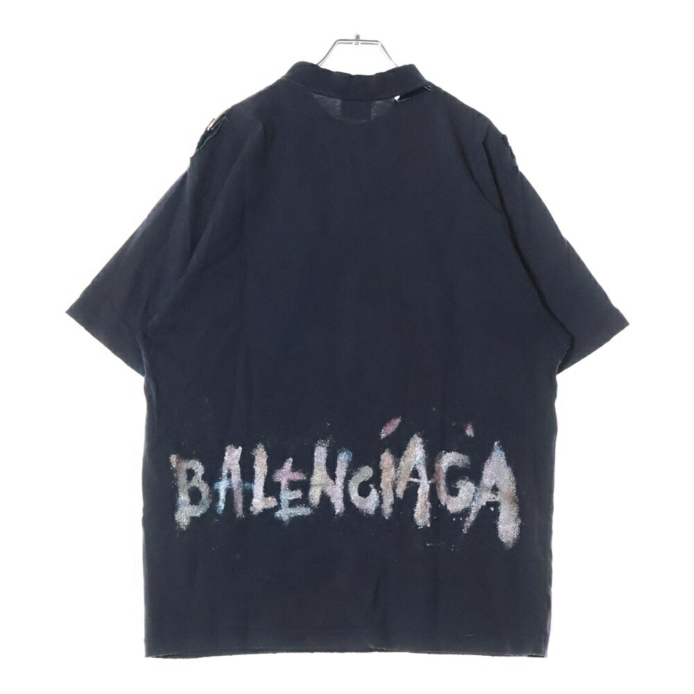 【レインボー❤️BALENCIAGA】ロゴ Tシャツ 中古・古着通販】BALENCIAGA (バレンシアガ) レインボーロゴT