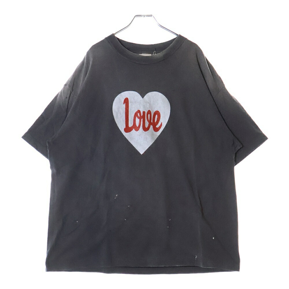 セントマイケル ハートプリント Tシャツ XL