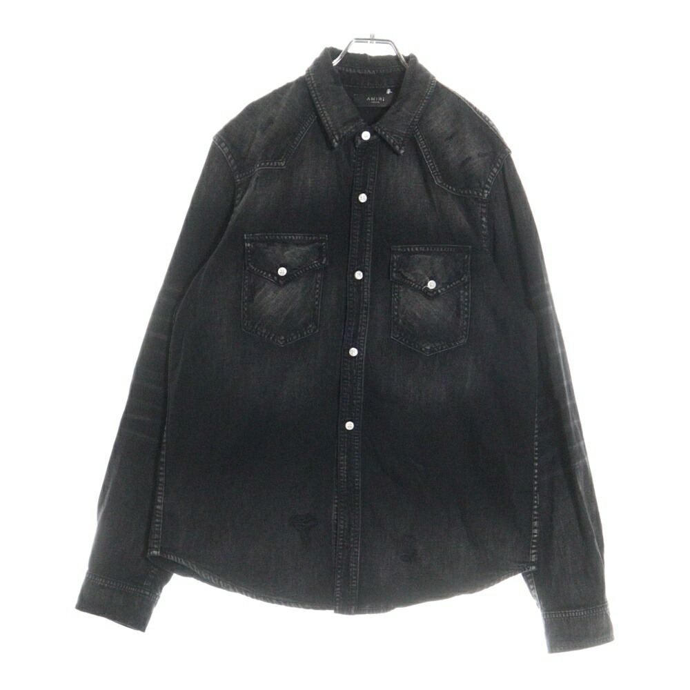 【新品】AMIRI アミリ ファッションスーツ 黑 Mサイズ AMIRI アミリ SS25 DEBOSSED MA QUAD CARPENTER / VTG BLK - NUBIAN