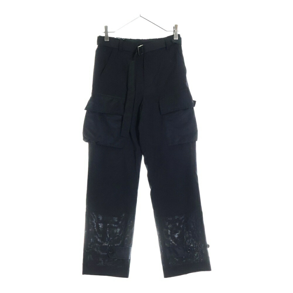 Sacai サカイ　パンツ　ブラック　サイズ3 sacai(サカイ) Suiting Bonding パンツ 23-06771 23-06771