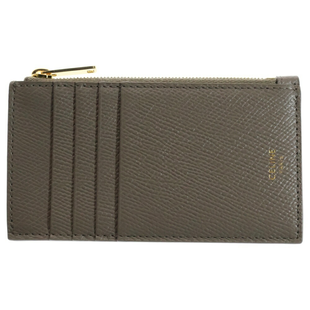 CELINE グレー レザー 名刺入れ 楽天市場】CELINE（セリーヌ） ビジネスカードホルダー グレー
