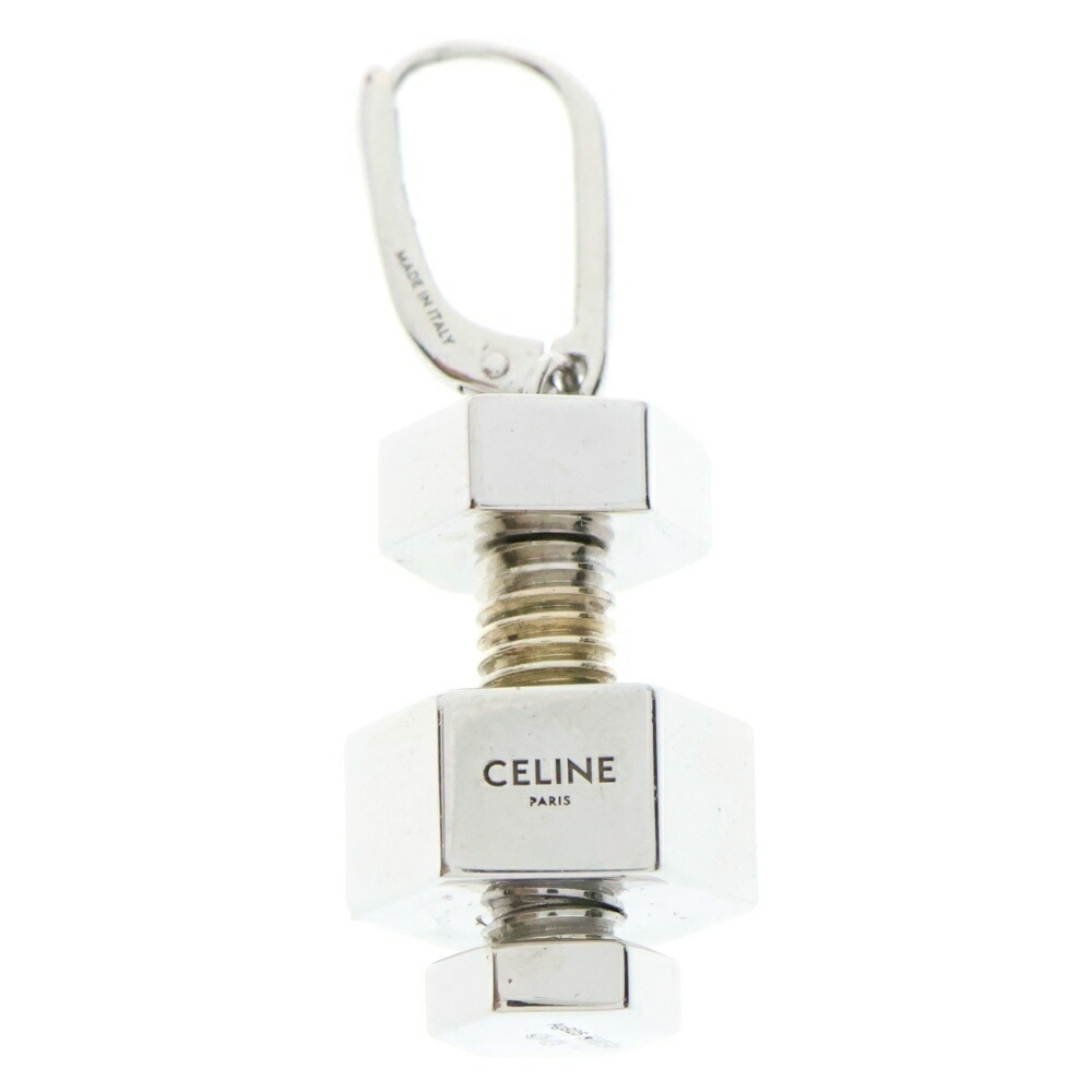 ノット スモールフープ / ロジウムフィニッシュ ブラス　セリーヌ　CELINE 楽天市場】CELINE セリーヌ SCA1233 ノットスモール フープ