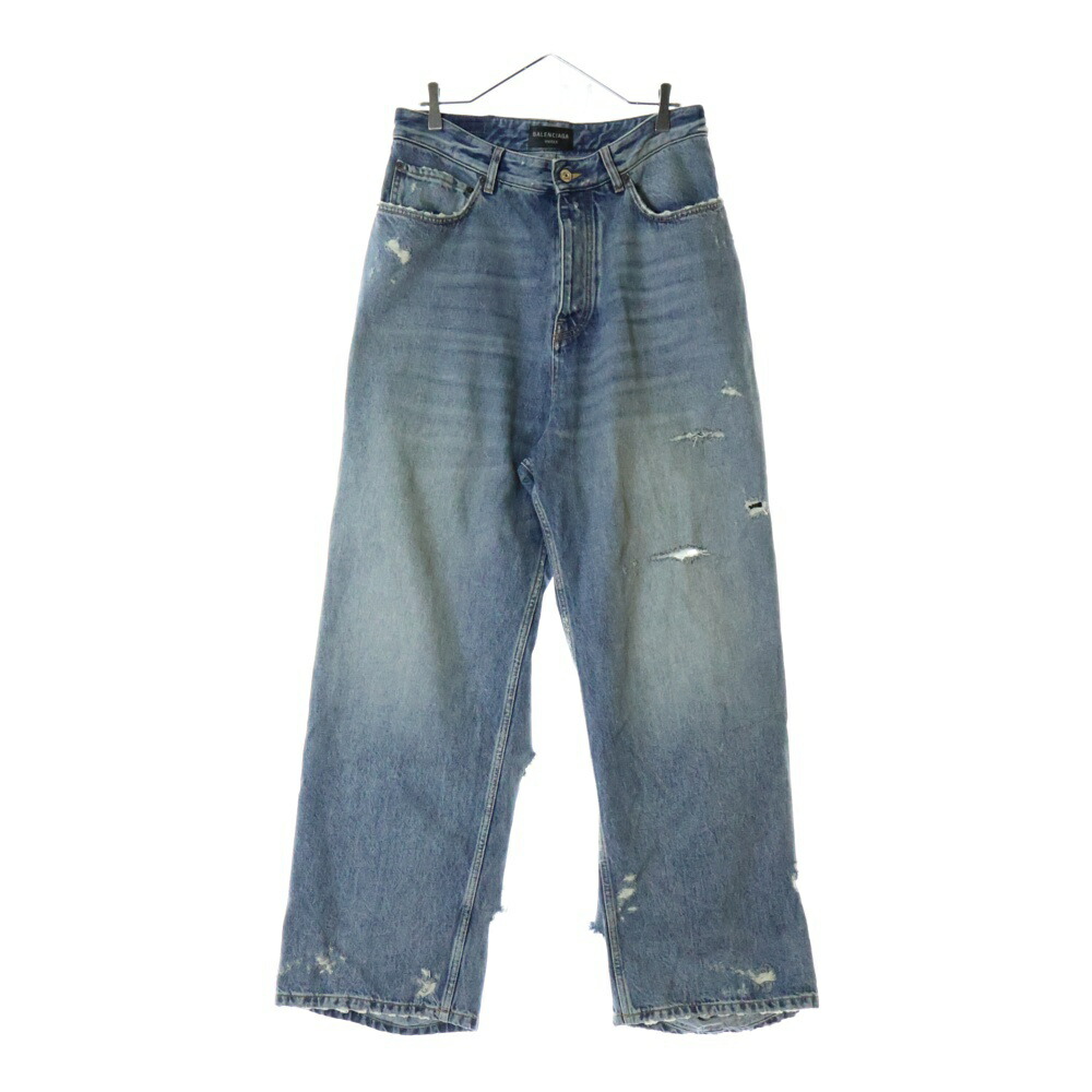 【美品】BALENCIAGA　ロカビリー デニムパンツ　クロップド　大きいサイズ 楽天市場】BALENCIAGA(バレンシアガ) サイズ:25 Cropped Pants