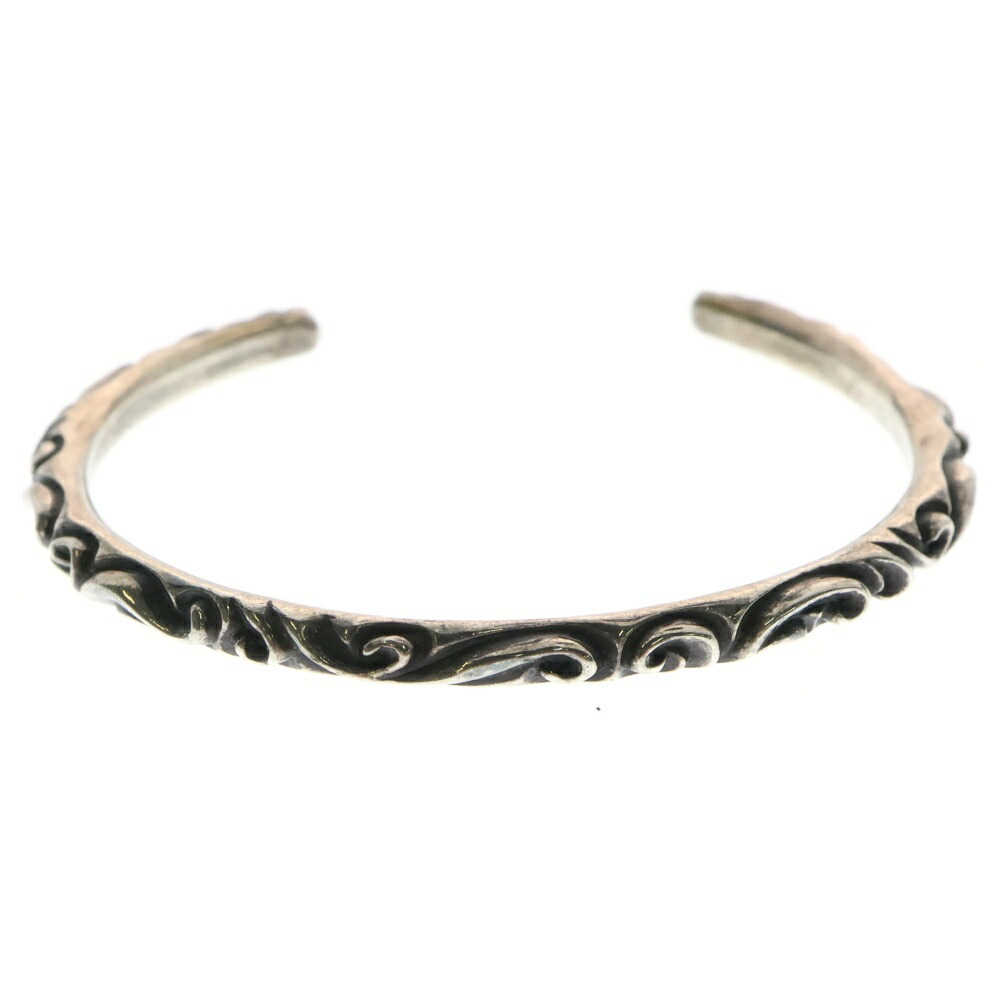 確実正規品 ■ Chrome Hearts スクロールバンドバングル■ 楽天市場】CHROME HEARTS クロムハーツ（原本無） BANGLE SCROLL