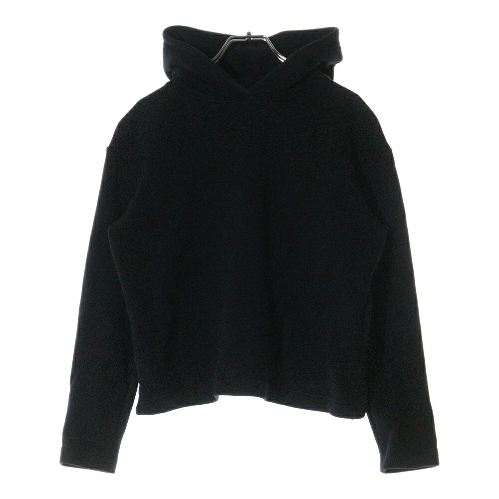 BALENCIAGA(バレンシアガ) 大きさ:S 16AW クロップド 流汗 ティーシャツパーカー 黒いこと 457609 TUK08【中古】【座標軸B】【色つや黒いこと】【取りまわしバス発着場BRING聖堂店】