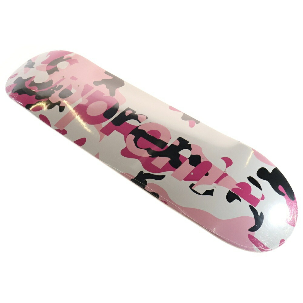 Supreme スケートボードデッキ ピンク迷彩 楽天市場】SUPREME CAMO LOGO SKATEBOARD PINKSupreme