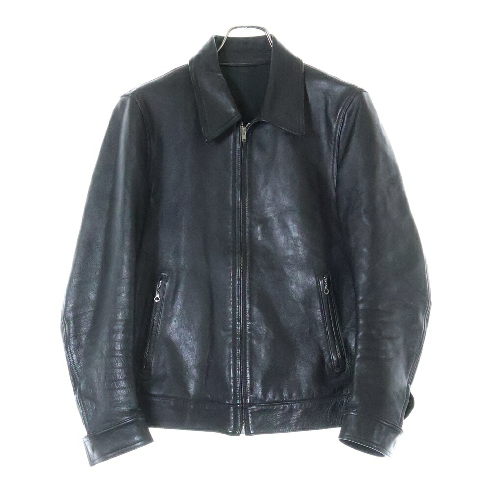 WACKO MARIA レザー　スタジアム　ジャケット　ブラック　サイズM WACKO MARIA (ワコマリア) LEATHER VARSITY JACKET -B- ( TYPE-3
