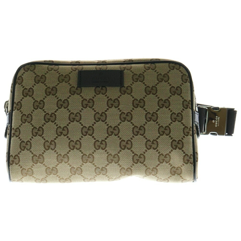 GUCCI ボディバッグ ベージュ・ネイビー グッチGG柄トートバッグ ベージュ/ネイビー レディース GG