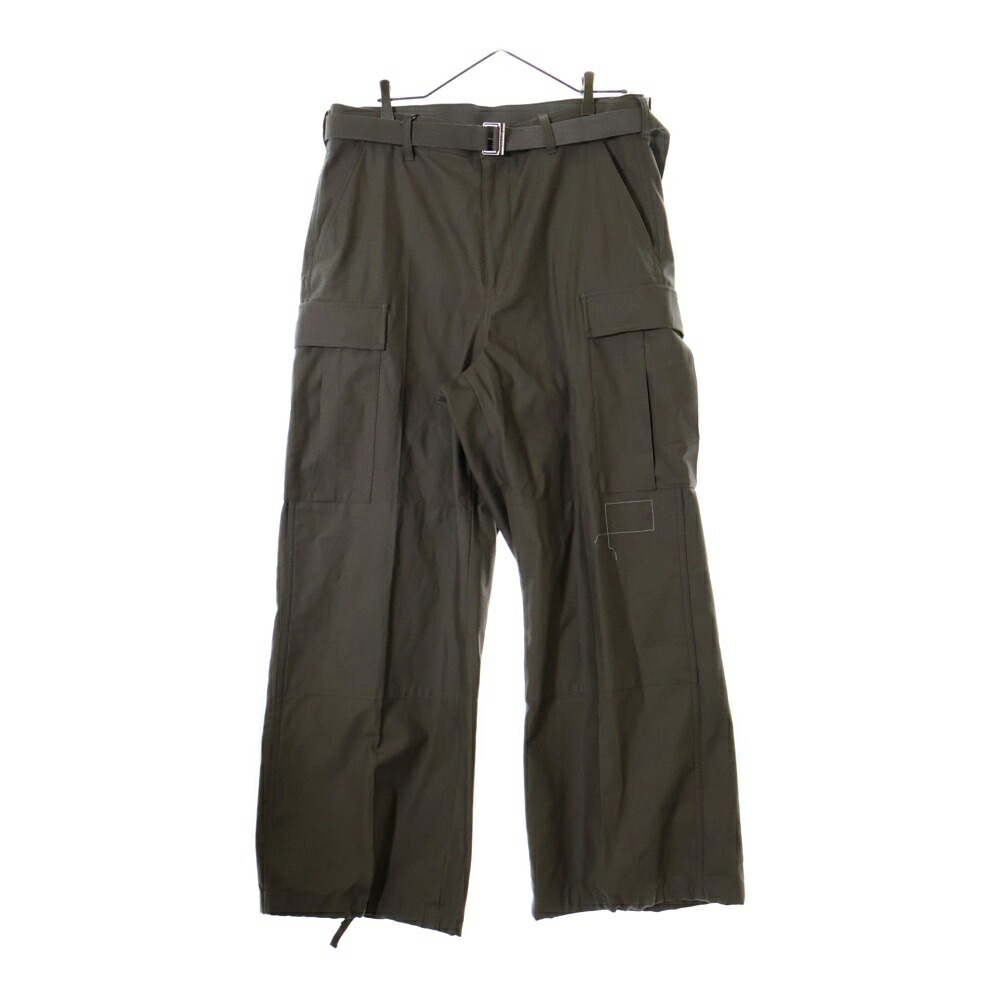 sacai×wtaps cotton back satin pants 01 WTAPS Cotton Back Satin Pants in Beige – SVRN