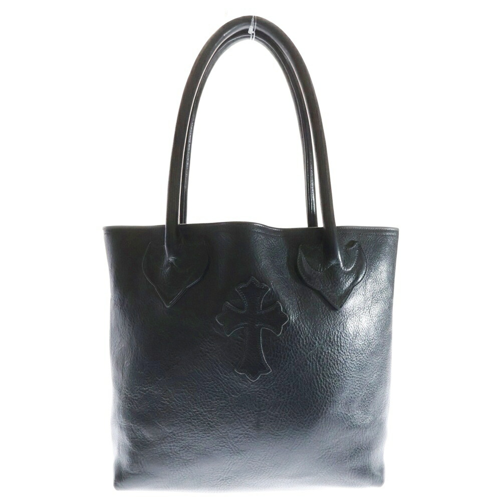 クロムハーツ　レザートートバッグ　クロスパッチ 1625h190005-1.jpg