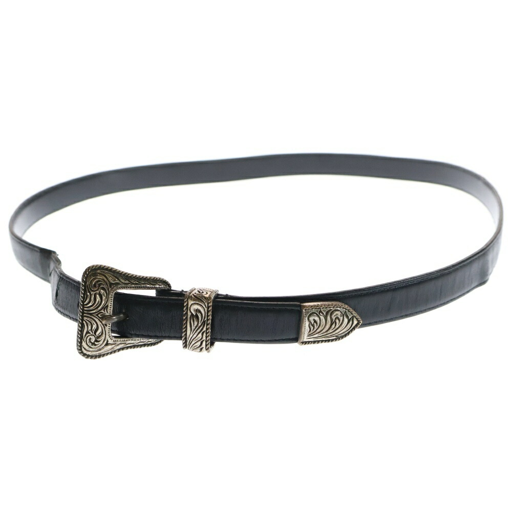 ヒ*ナ様 SAINT LAURENT メタリックベルト ゴールド/ブラック