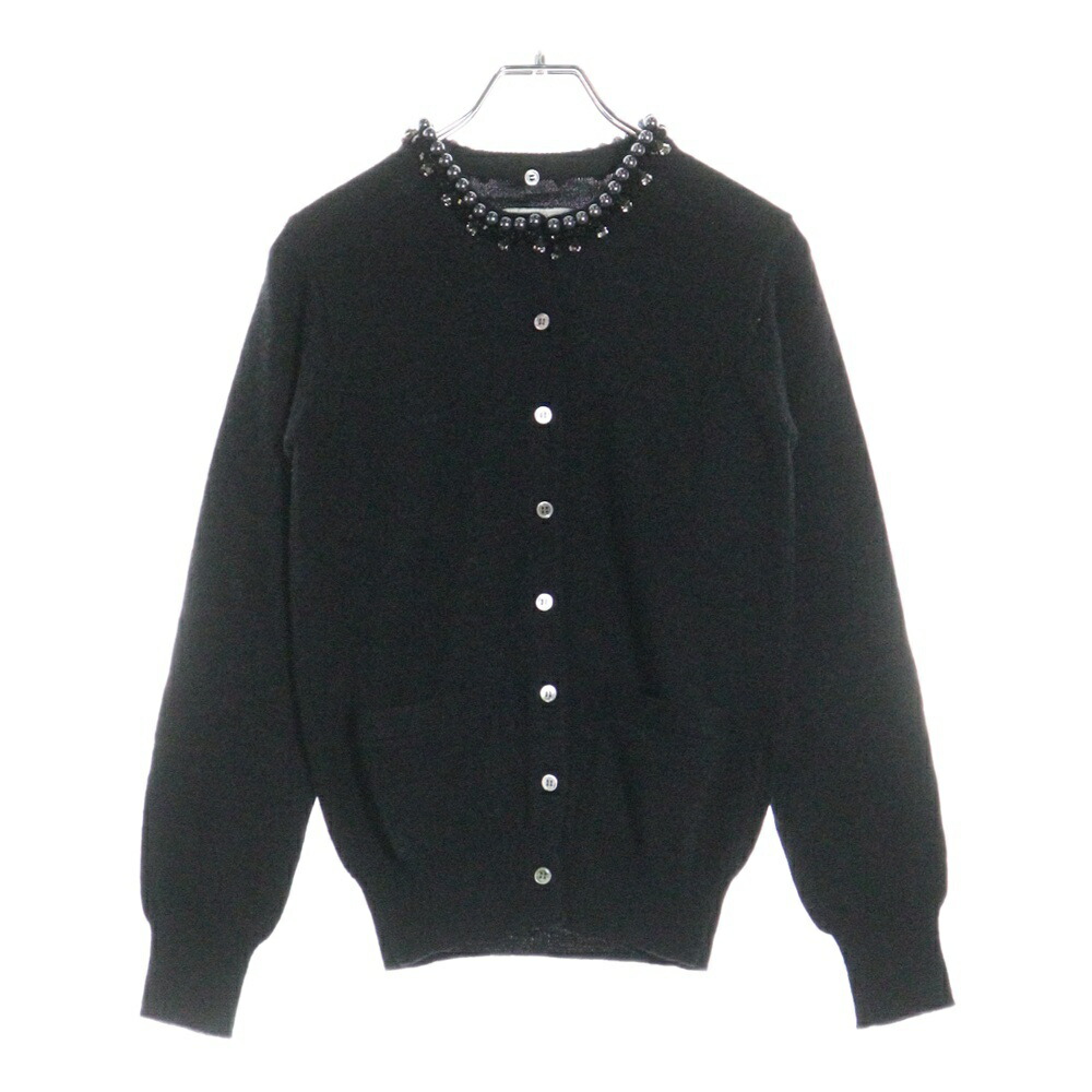 sacai luck ブラックケーブルニット カーディガン sacai luck / Drawstring Hem Cable Knit Cardigan – MaW SAPPORO