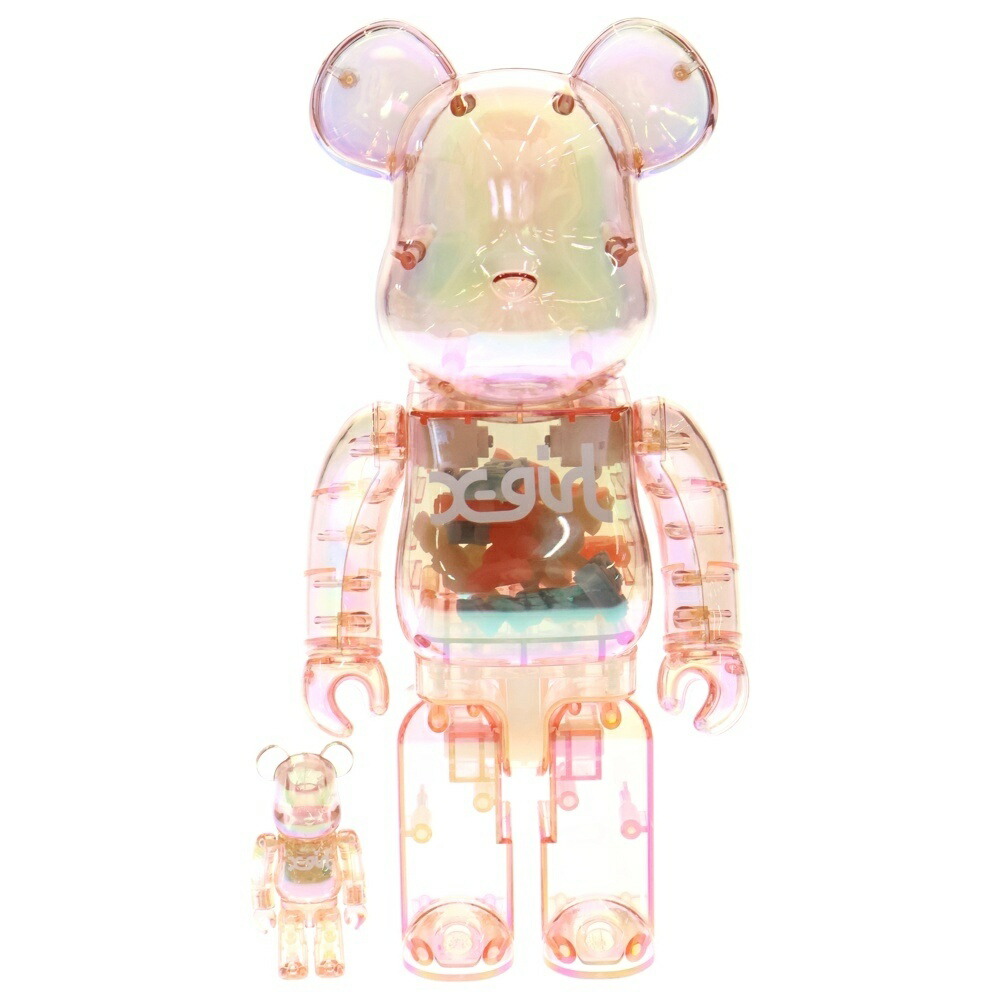 楽天市場】MEDICOM TOY BE@RBRICK X-girl 400% メディコムトイ ベア