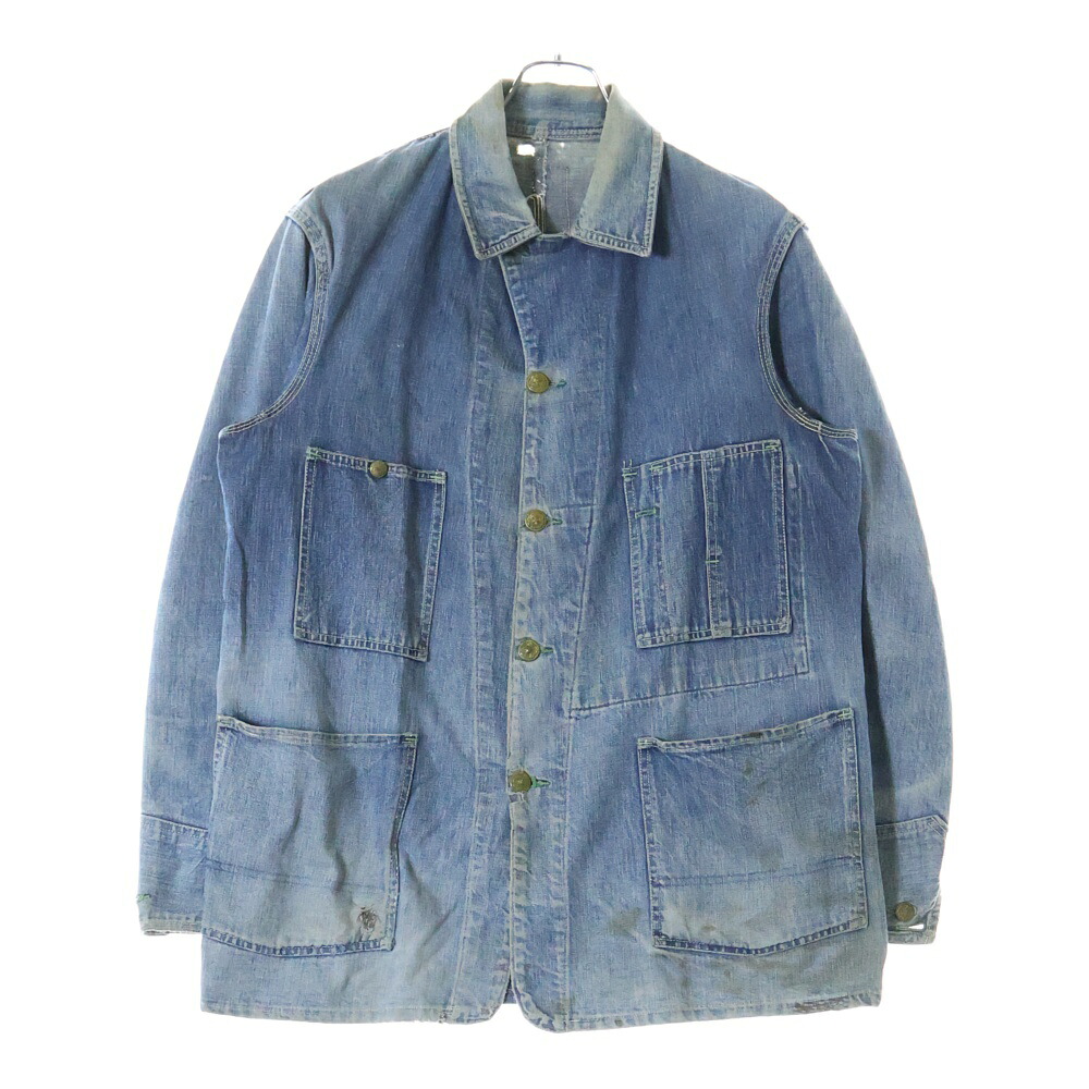 OSHKOSH(オシュコシュ) 40-50s Denim Chore Jacket デニムチョアジャケットカバーオール インディゴ【中古】【程度C】【カラーブルー】【オンライン限定商品】|ブランド買取・販売 BRING