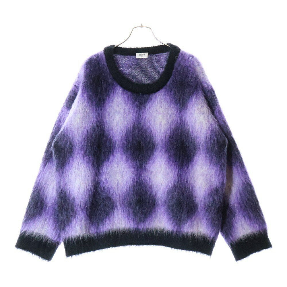 CELINE 19AW アーガイル モヘア ニットセーター Sサイズ 楽天市場】CELINE 19aw ARGYLE MOHAIR CARDIGAN Size-S