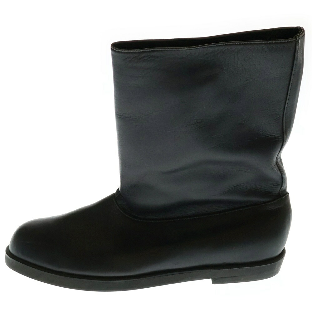 yohji yamamoto ヨウジヤマモト　シェレヴィッキオヴィッキ　ブーツ YOHJI YAMAMOTO◇CHEREVICHKIOTVICHKI/ジップアップブーツ/36/ブラック