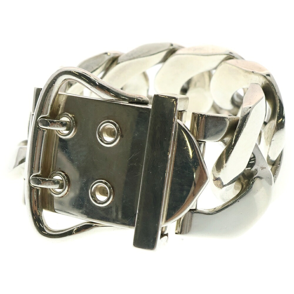 HERMES(エルメス) Boucle Sellier Bracelet TGM 腕輪 しろがね色【中古】【座標軸B】【色合いしろがね色】【取りまわしバス発着場AWESOME高円寺店】