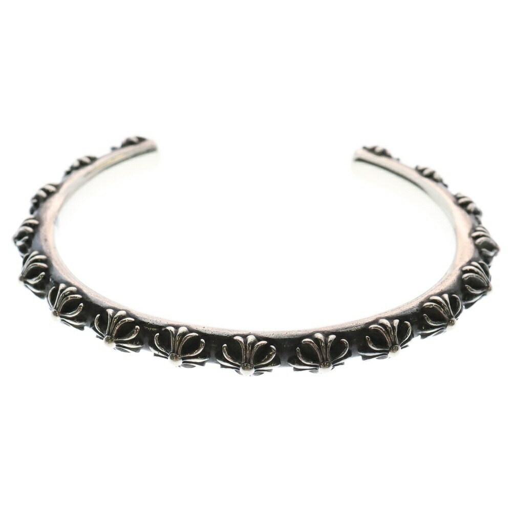 スクロール バンド バングル ブレスレット シルバー 925 クロス 4302 クロムハーツ バングル ブレスレット メンズ CHROME HEARTS