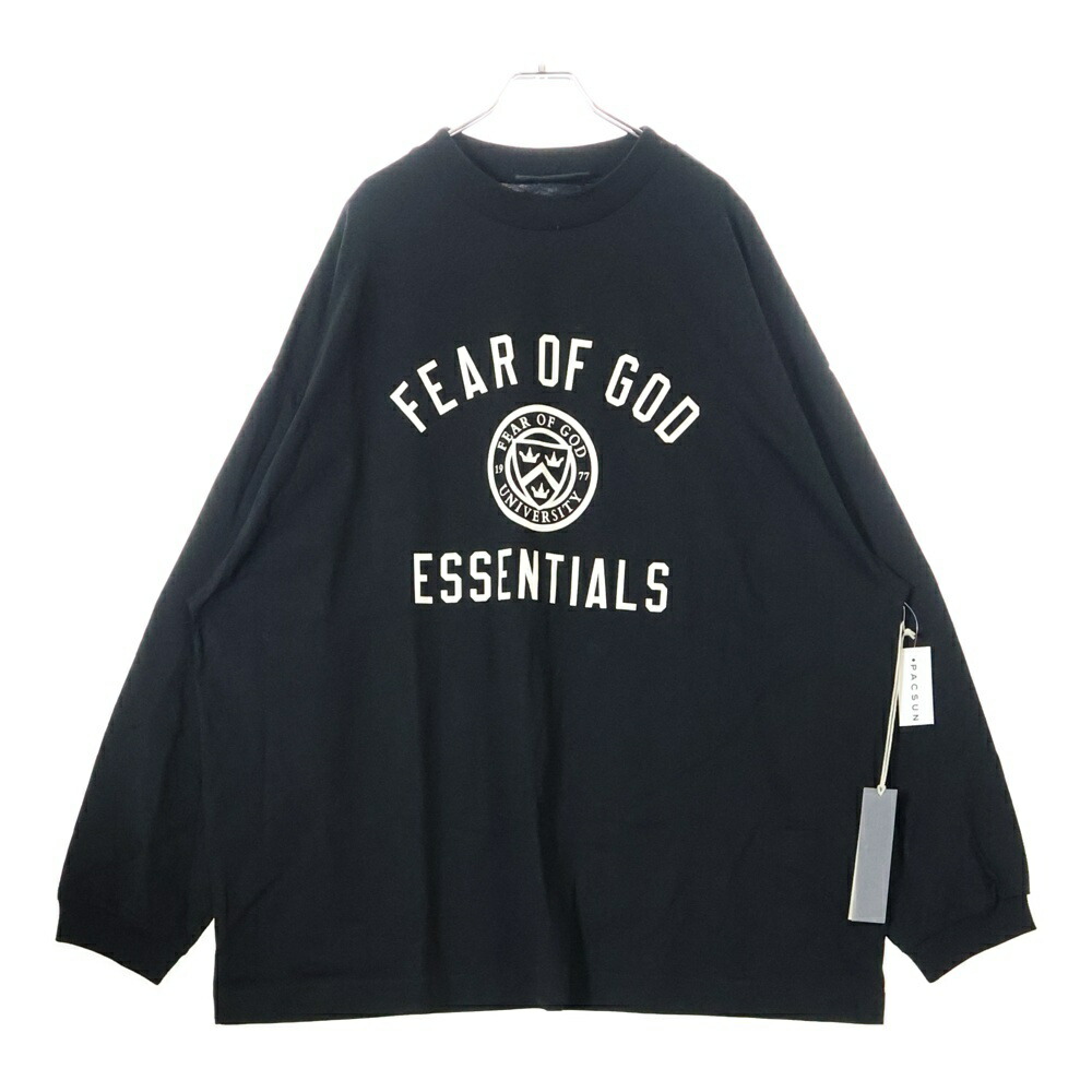 Fear of God ロングスリーブTシャツ ブラック 8プリント Fear of God ロングスリーブTシャツ ブラック 8プリント Fear of