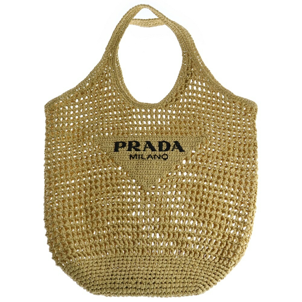 PRADAベージュキャンバストートバッグ PRADA ベージュ キャンバス トートバッグ