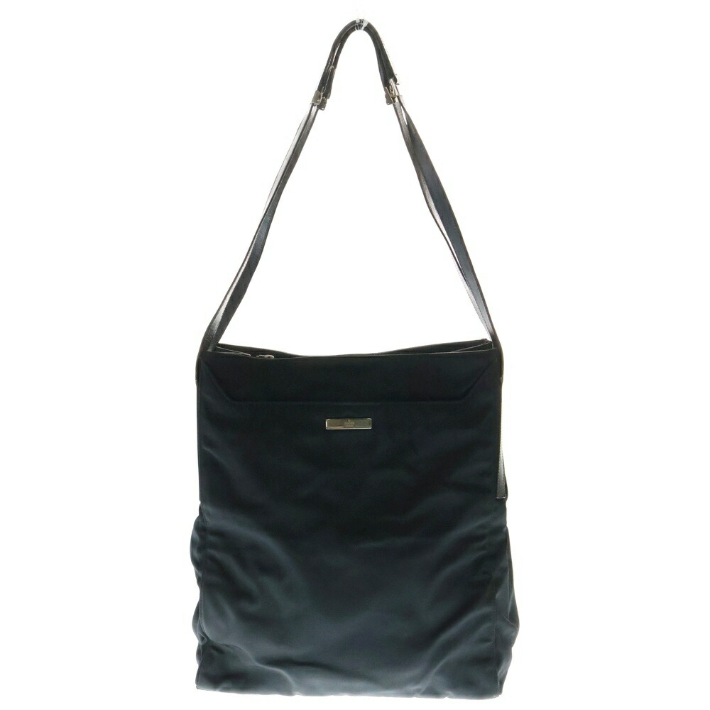 GUCCI(グッチ) トートバッグ ショルダーバッグ サコッシュ ブラック シルバー金具 ナイロン 0021043【中古】【程度B】【カラーブラック】【オンライン限定商品】｜ブランド買取・販売　BRING