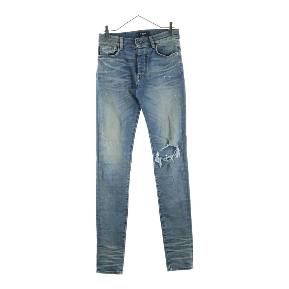 AMIRI ホワイト スキニーデニム 28 AMIRI ホワイト スキニーデニム 28 - メルカリ