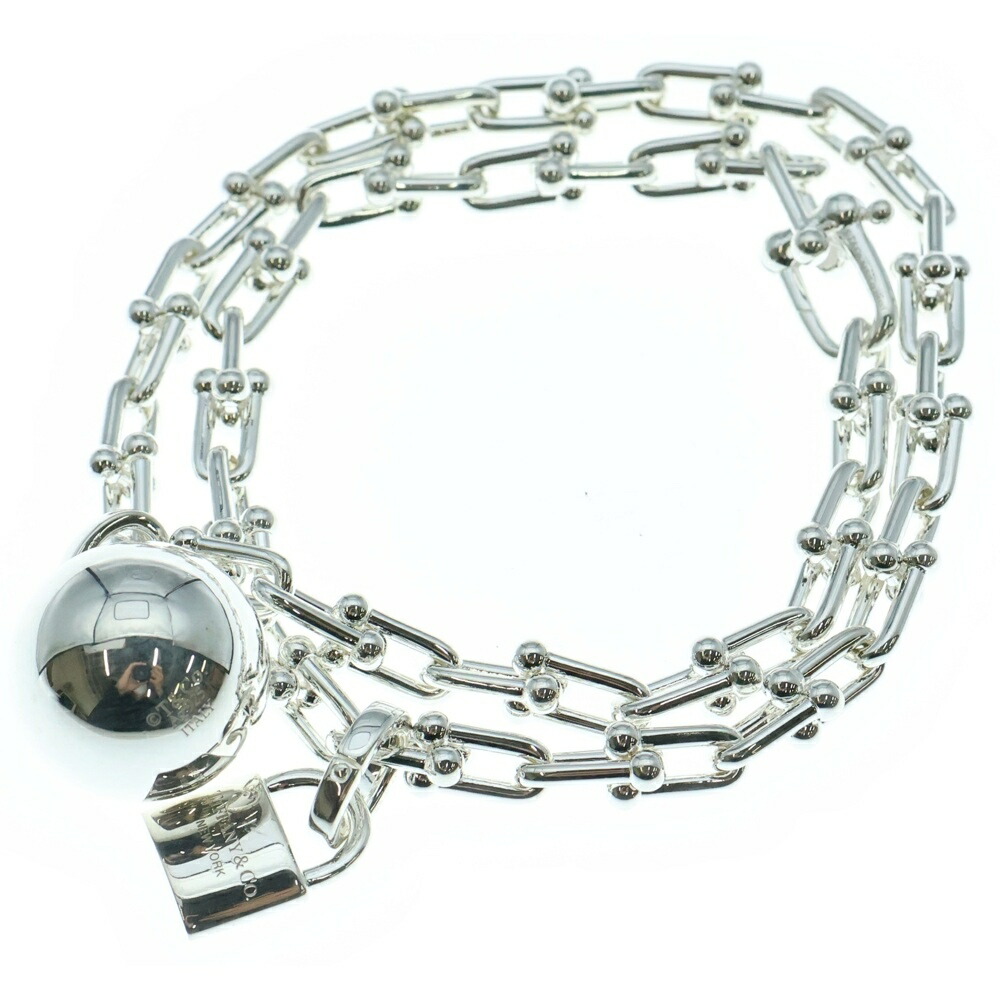 ティファニー リターントゥ　ハートタグ トグル ブレスレット SV925 TIFFANY&Co.（ティファニー） 美品 フル ハート トグル ブレスレット