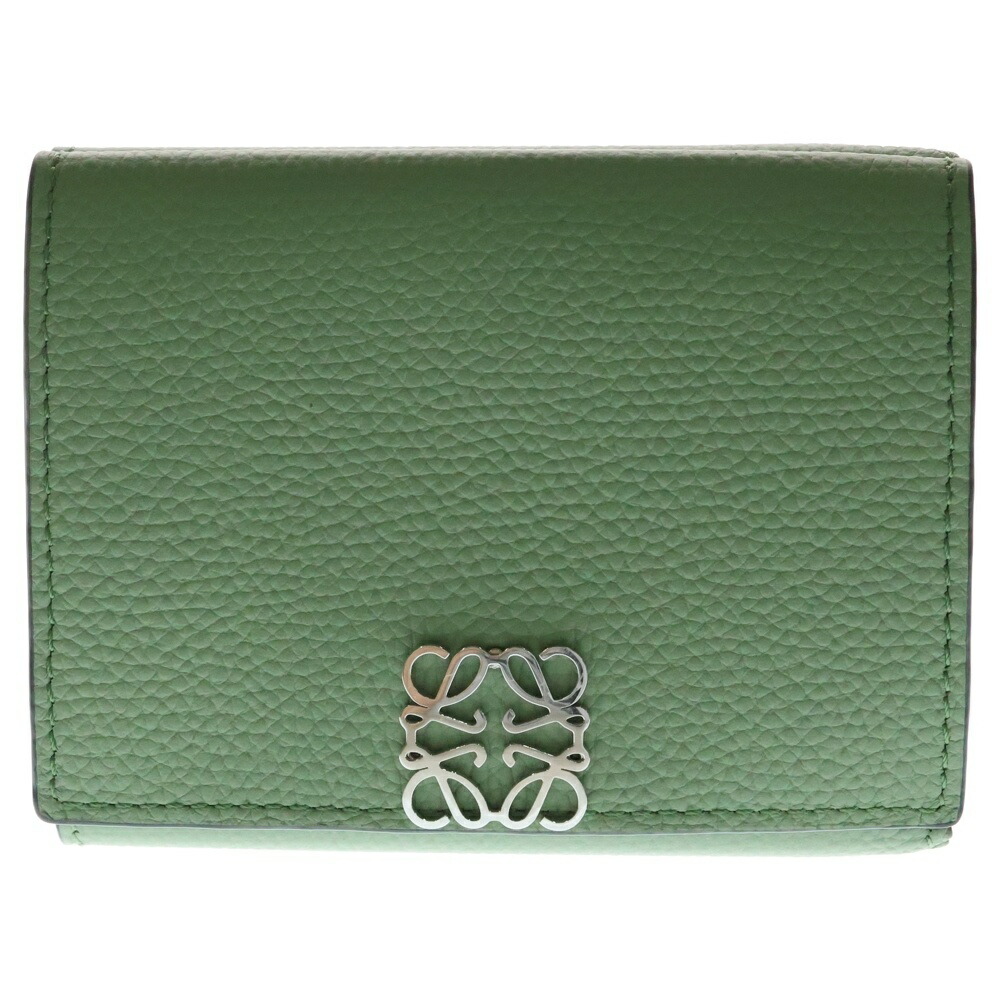 ロエベ シグネチャー バイフォールド ウォレット ブラック／グレー LOEWE（ロエベ） シグネチャー バイフォールド ウォレット ブラック