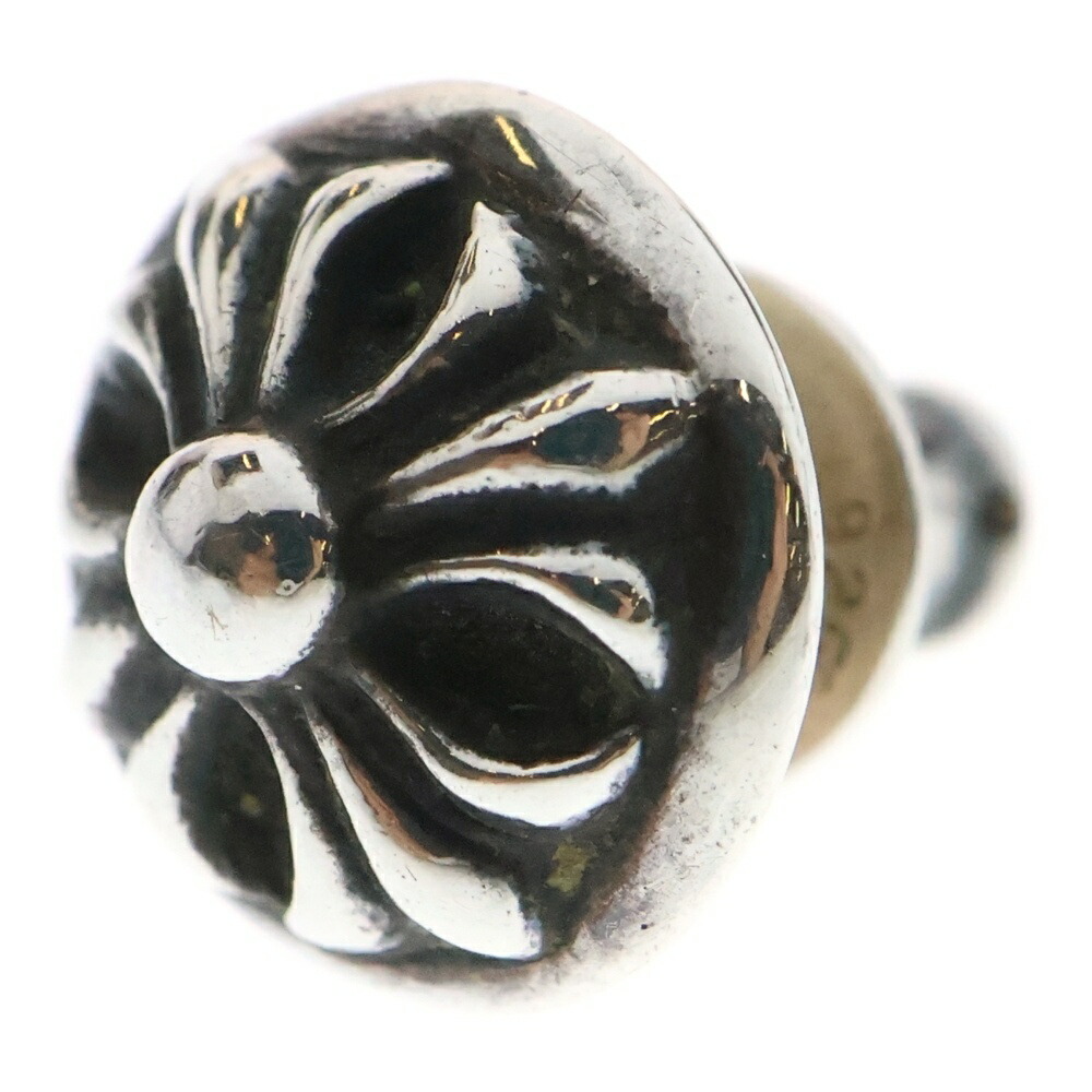 CHROME HEARTS(クロムハーツ) STUD CRSBLL クロスボールスタッドピアス しろがね色 BCA110【中古】【座標軸B】【色合いしろがね色】【取りまわしバス発着場OneStyle新宿店】