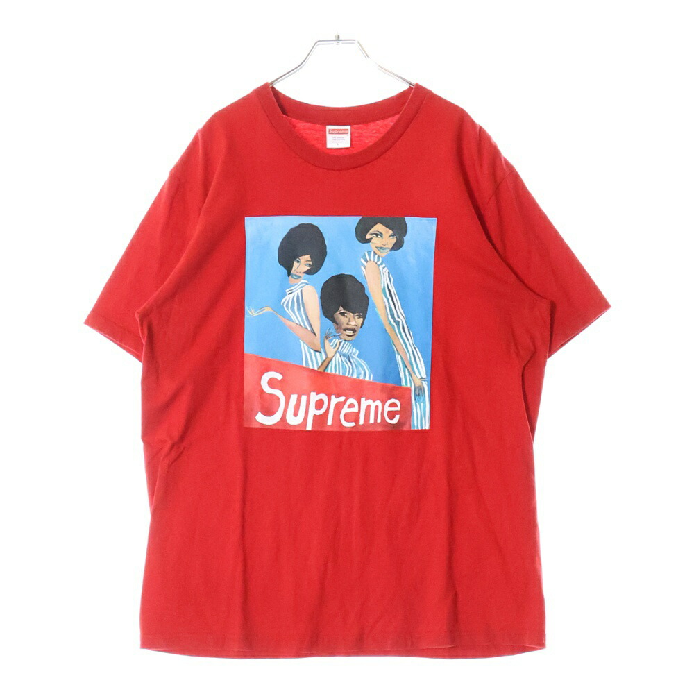 SUPREME(シュプリーム) サイズ:L 18AW Group Tee グループ フロントプリント 半袖Tシャツ カットソー レッド【中古】【程度B】【カラーレッド】【取扱店舗BRING札幌店】