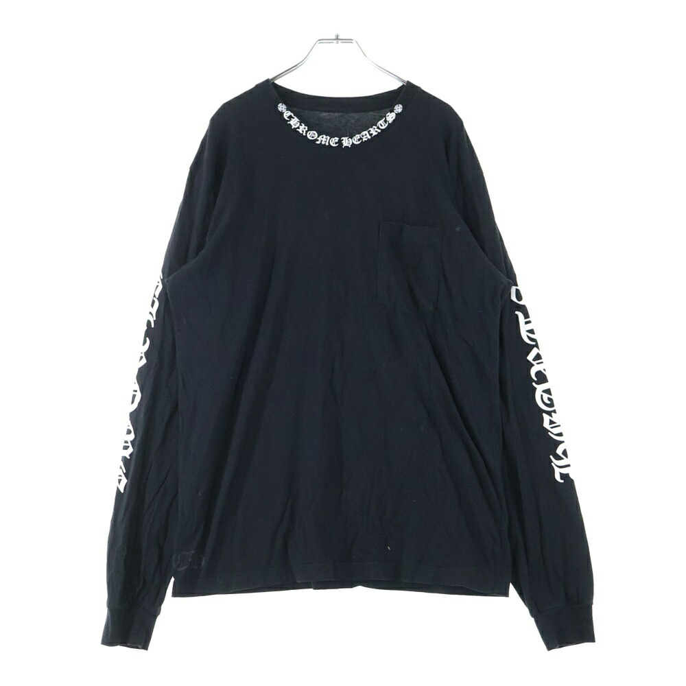 クロムロンT/メンズ/レディース/人気ロゴ/2XL/今週末削除予定商品 楽天市場】CHROME HEARTS(クロムハーツ) サイズ:XXL L/S TEE