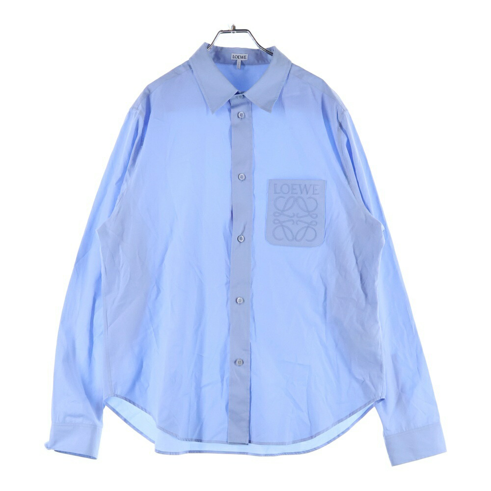 『LOEWE』 ロエベ (37) レザーパッチ シャツ 楽天市場】LOEWE(ロエベ) サイズ:38 ANAGRAM POCKET SHIRT