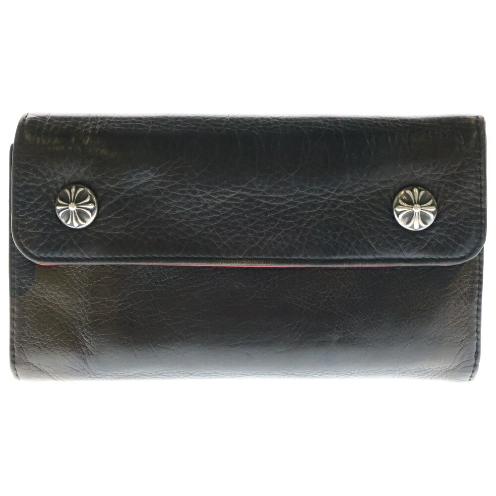 クロムハーツWAVE BSフレアボタンウェーブレザーウォレット 楽天市場】CHROME HEARTS(クロムハーツ) WAVE BSフレアボタン ウェーブ