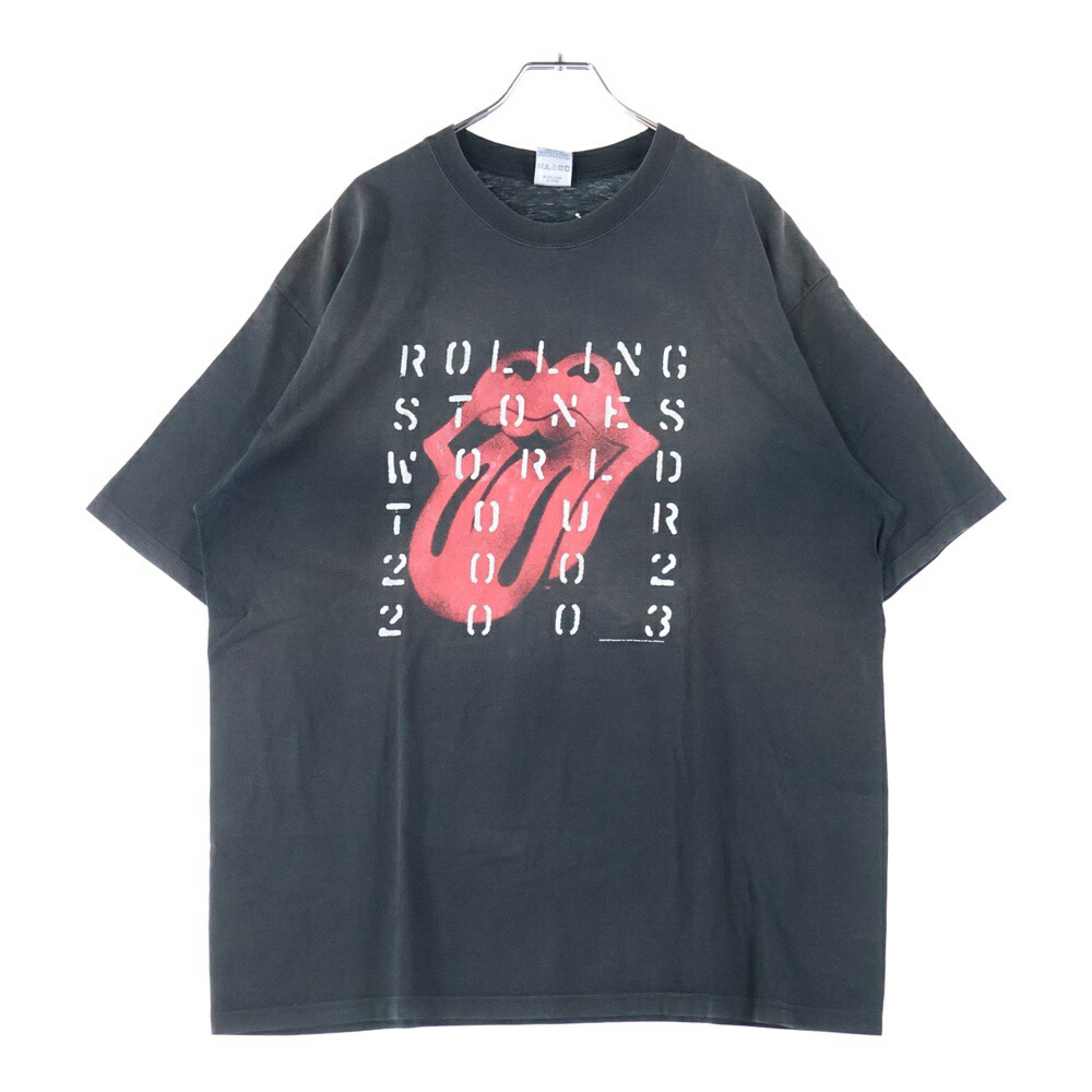 90's ローリングストーンズ 金ベロ　Tシャツ 1997 ローリング・ストーンズ バンド Tシャツ 金ベロ - メルカリ