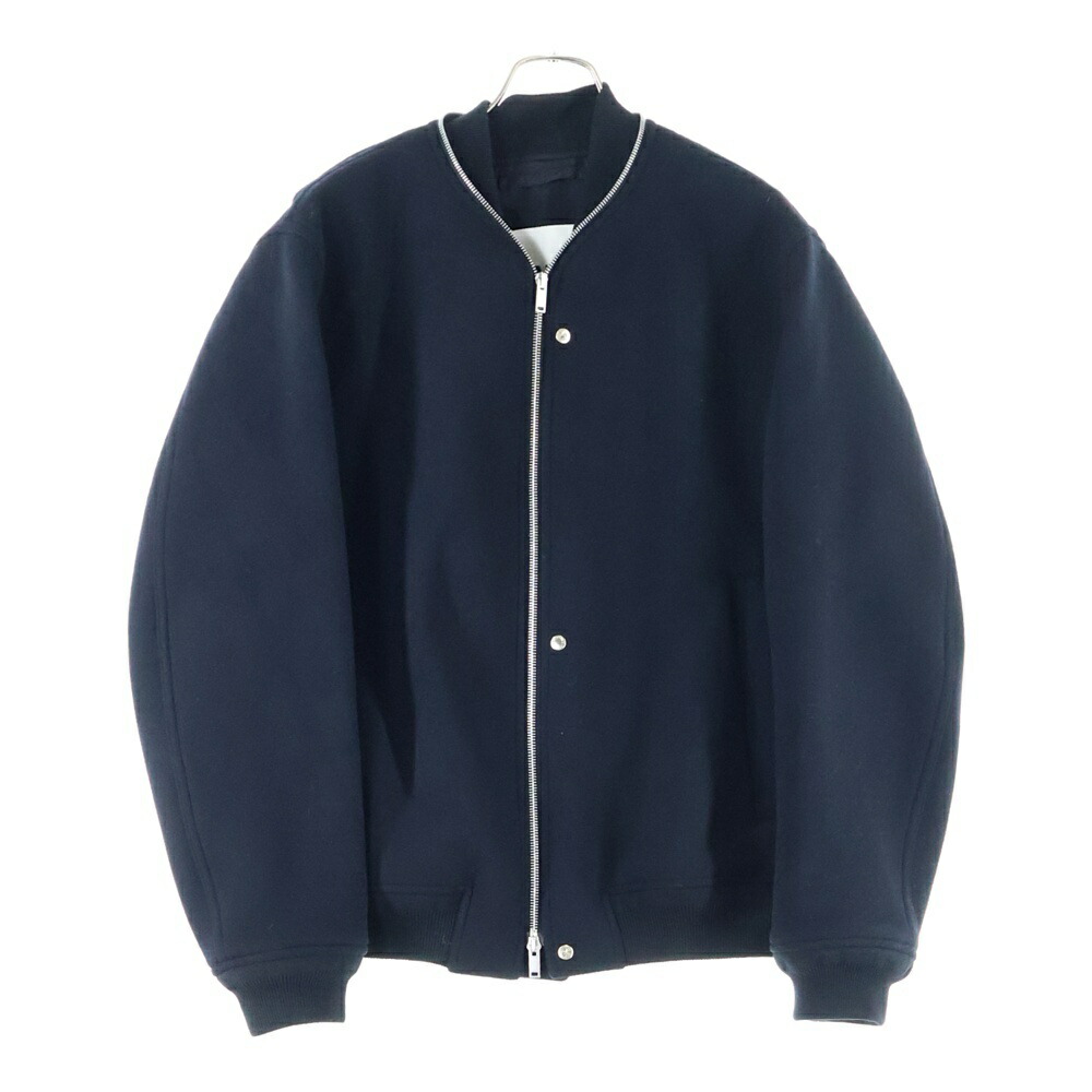 美品　イタリア製　JILSANDER メタルボタン　ウール　ボンバージャケット 美品 イタリア製 JILSANDER メタルボタン ウール ボンバージャケット