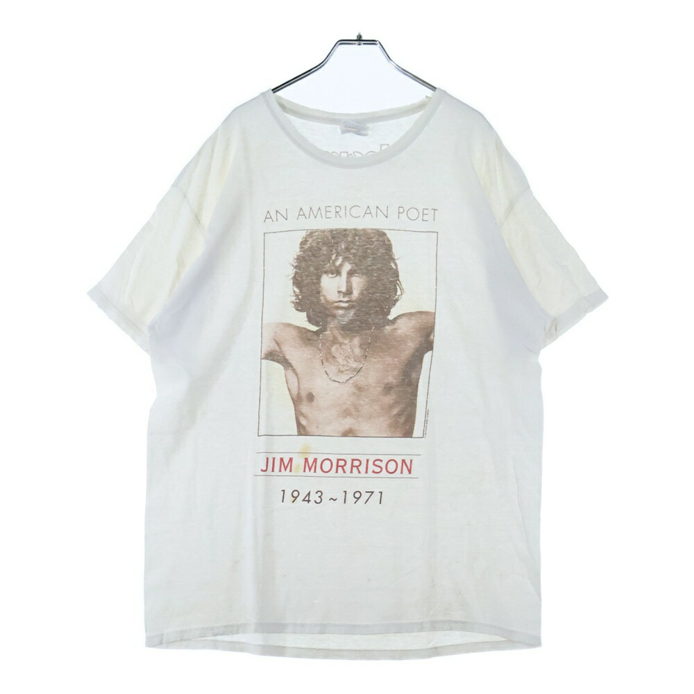 80s JIM MORRISON ジムモリソン T Doors シングル L相当 80s JIM MORRISON ジムモリソン T Doors シングル L相当 帯付き